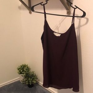 Pink Republic Maroon Tank Blouse